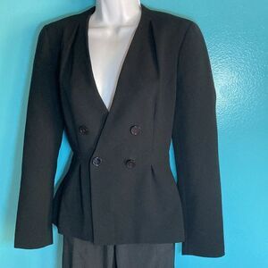 Claudie Pierlot French Blazer Black Jacket Size 38 French Size 4/6 USA S